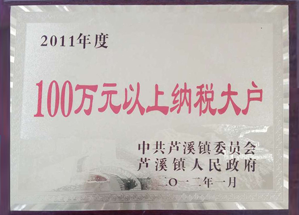 2011年度100萬元以上納銳大戶